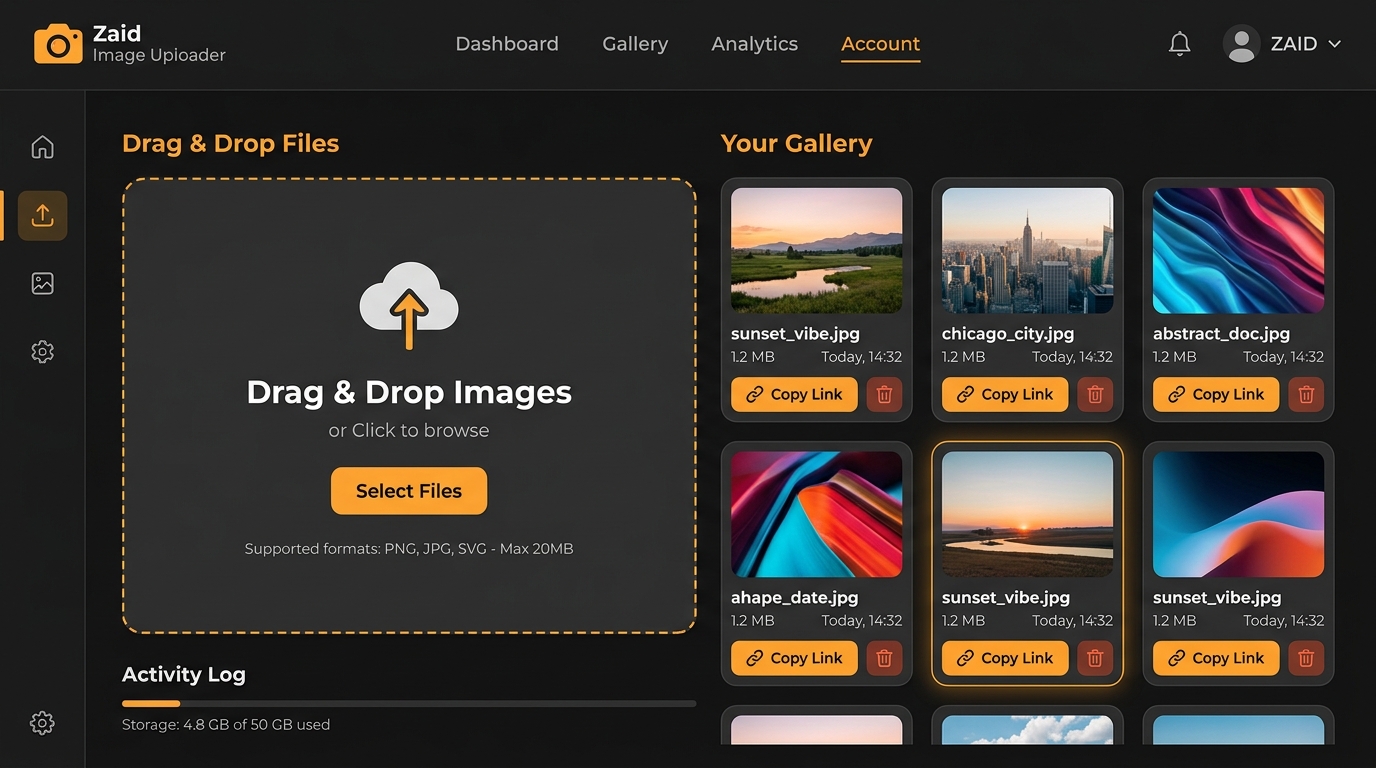 Zaid Image Uploader